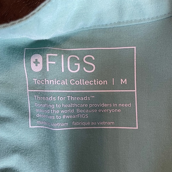 Figs Rafaela Scrub Top - Jade - Picture 3 of 4